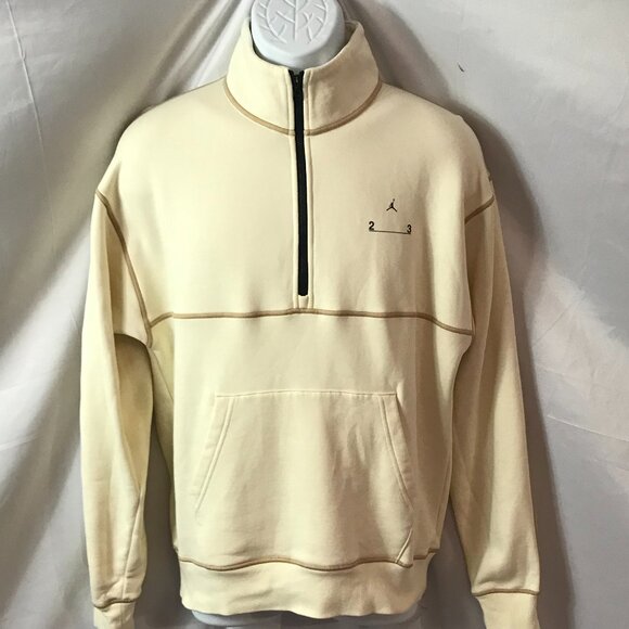 Jordan Fleece Felt Fleece Style Half Zipper Warm Comfort Athletic Sport Pullover - Picture 1 of 6